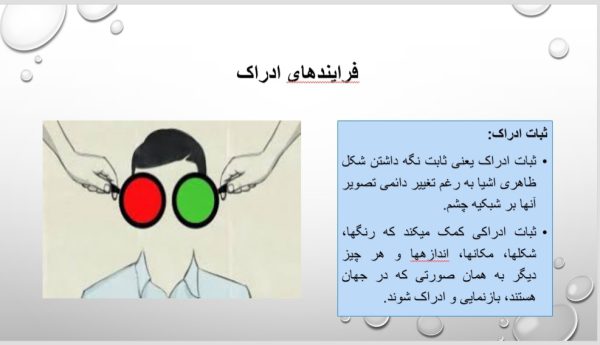 پاورپوینت درباره ادراک | 24 اسلاید تحقیق کامل