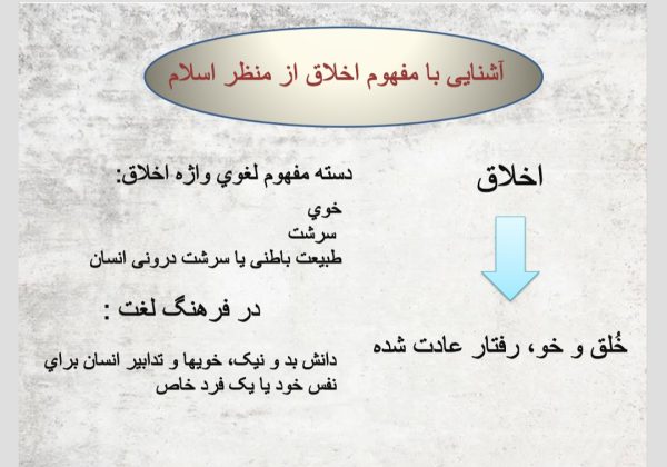 پاورپوینت درباره اخلاق حرفه ای در مدیریت با رویکرد اسلامی