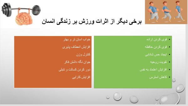 ورزش و تاثیر ان در زندگی روزمره