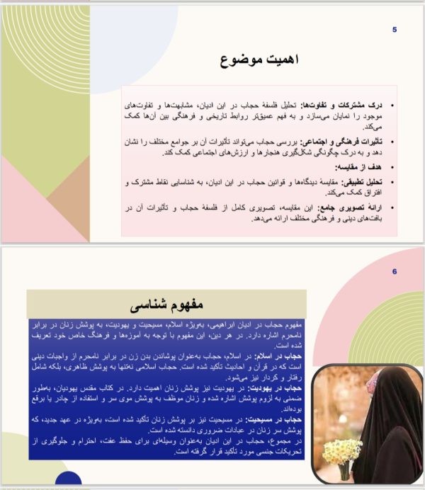 فلسفه وجوب حجاب در اسلام،مسیحیت و یهودیت (ادیان ابراهیمی)